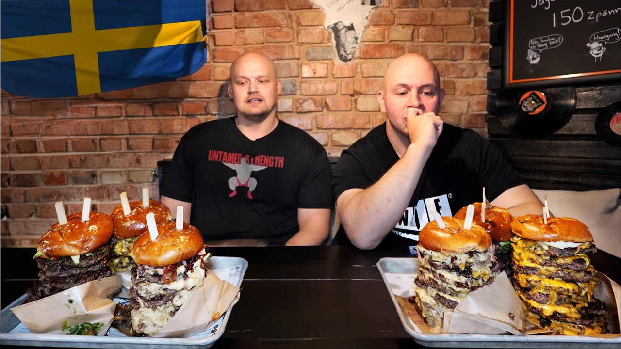 ISOIN RUOKAHAASTE RUOTSISSA! | 3.6 KILON HAMPURILAINEN