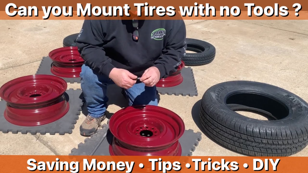 How to mount a TIRE on a rim ! No