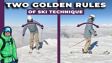 Strong Parallel Skiing - The Two Golden Rules of Ski Technique