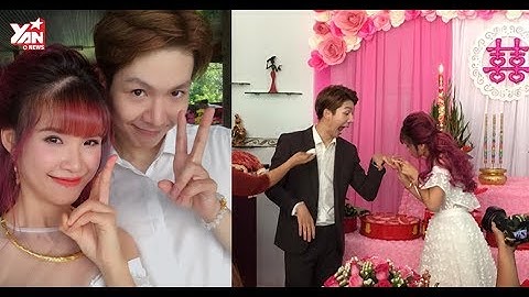 Clip: Khoảnh khắc vui nhộn "hết nấc" trong đám cưới Khởi My - Kelvin Khánh