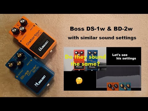 Boss BD-2w & DS-1w What's happening in the box??