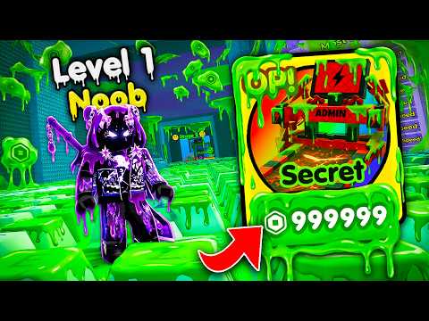 Starting Over as NOOB with OP SECRET in +1 Slime Keyboard Escape! (Roblox)
