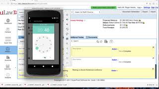Q192. How can I add new docket or import my telephone call log from my phone into the uLaw App