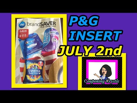 INSERT PREVIEW 7-2-17 P&G | COUPONING CRYSTLE
