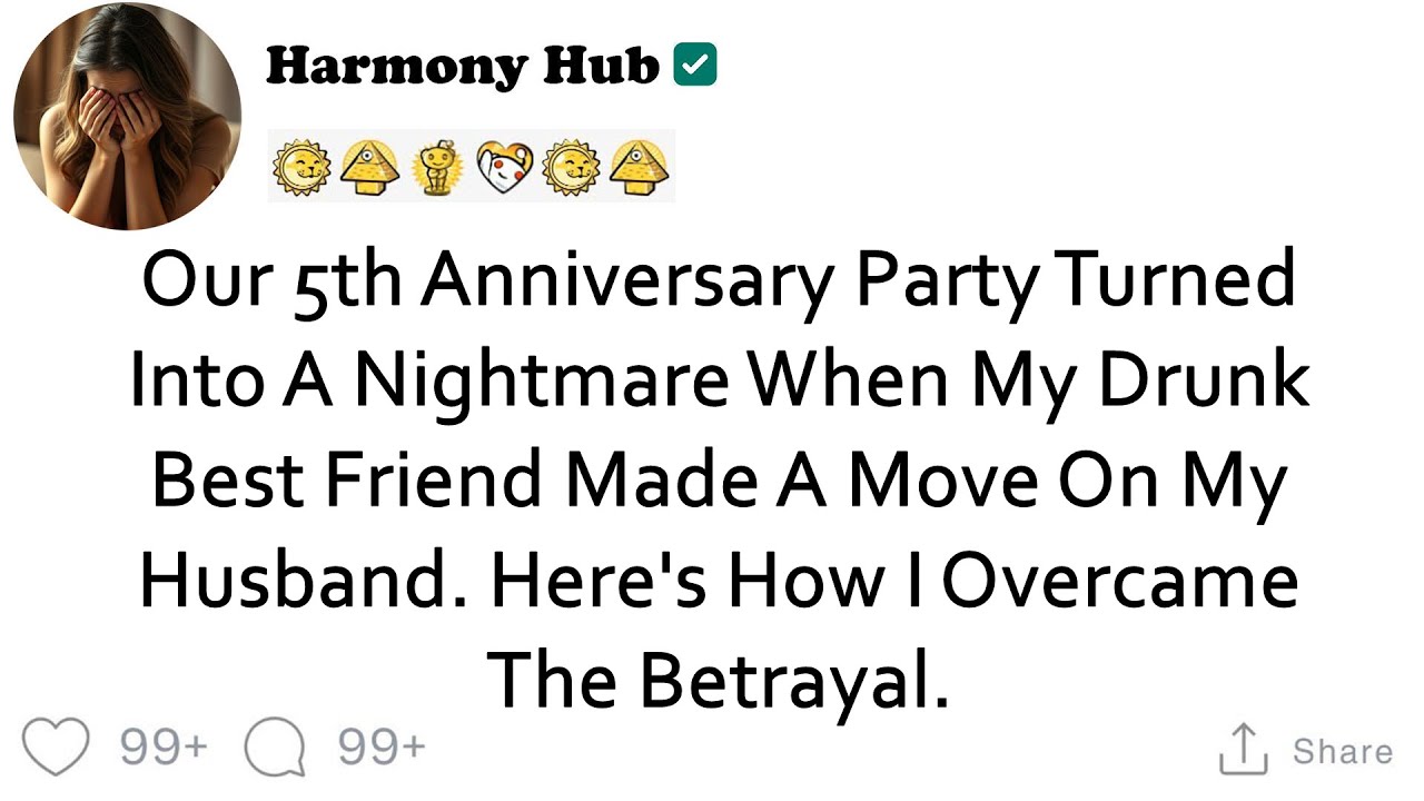 Our 5th anniversary celebration became a disaster when my intoxicated best friend did...