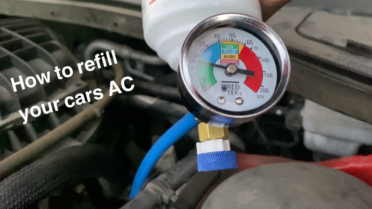 How To Refil Your Cars AC YouTube