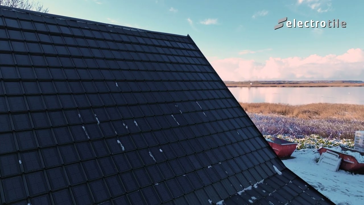 Solar Roof Tile installation - Barth, Germany - Electrotile