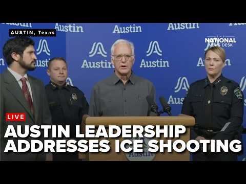 Austin officials provide details on a shooting involving an ICE agent.