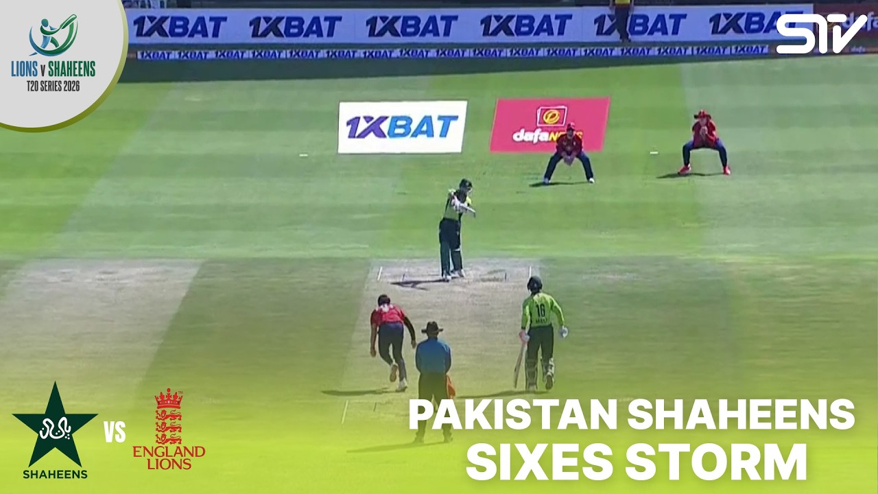 Pakistan Shaheens All Sixes in T20 Series | Every Maximum 💥 | ZN1U
