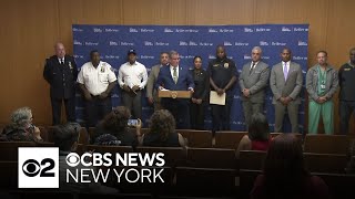 Officials provide update on NYPD officers injured in shooting