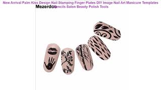 New Arrival Palm Kiss Design Nail Stamping Finger Plates DIY Image Nai screenshot 5
