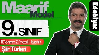 9.Sinif Şiir Türleri Yazili Hazirlik Türk Dili Ve Edebiyatı Rüştü Hoca