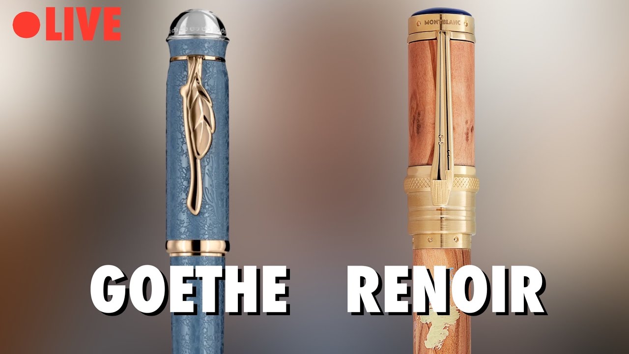[LIVE] Let's discover the Montblanc Johan Wolfgang Goethe and Pierre-Auguste Renoir