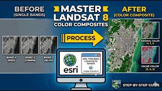 How to Create Color Composites in ArcGIS 10.8 using Landsat 8