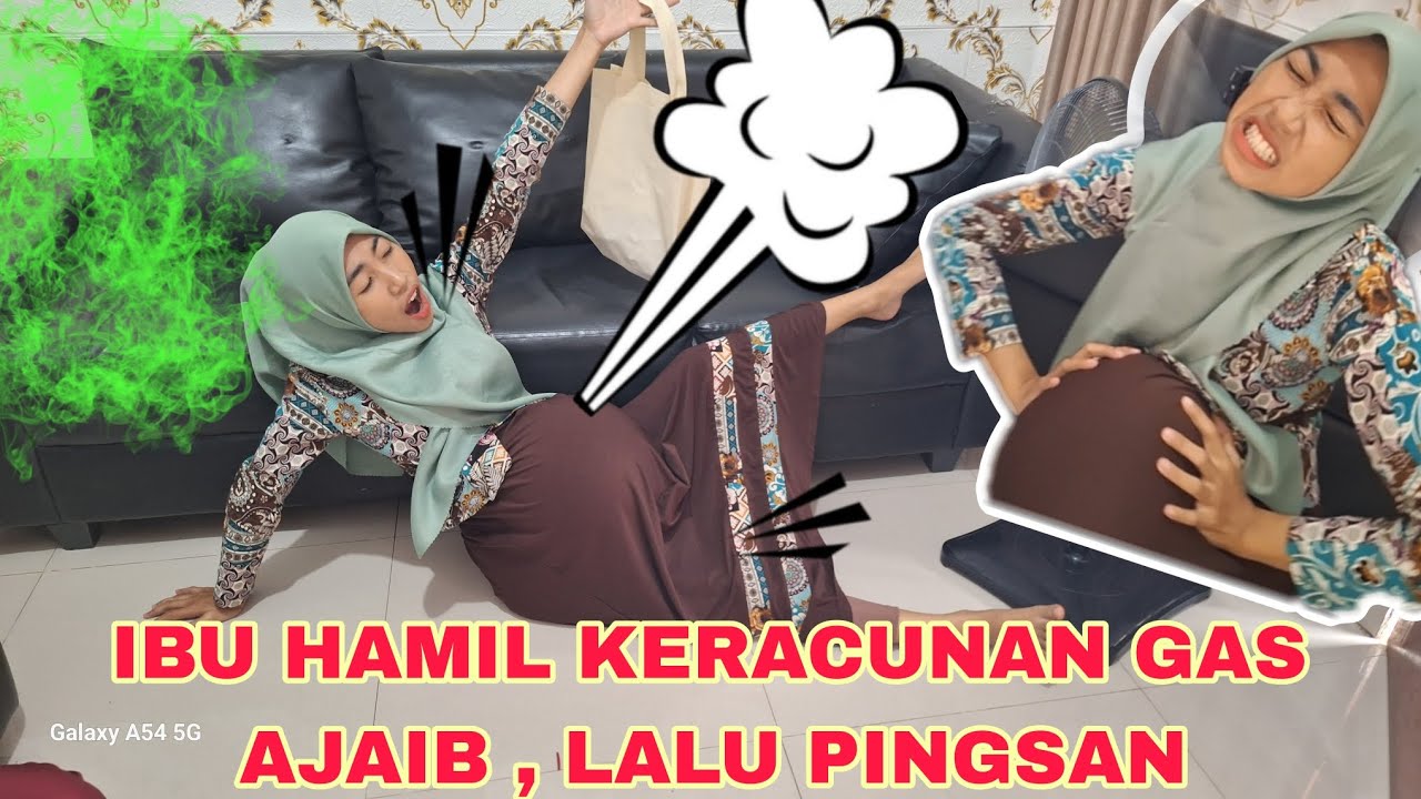 DRAMA LUCU IBU HAMIL,KERACUNAN GAS AJAIB