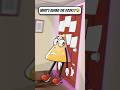 SHOULD HE OPEN THAAAAT DOOR?! #ytshorts #cartoon #entertainment