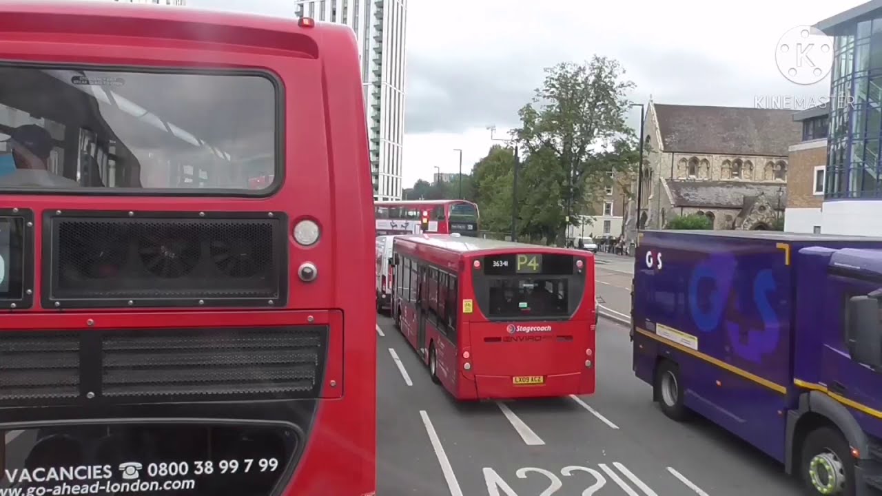 Bus route 21 Lewisham shopping centre to London Bridge Station not actual route to newginton