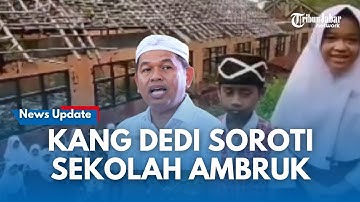 REAKSI Kang Dedi Mulyadi Turun Tangan! Sekolah Ambruk di Tasikmalaya : Bupati Kena Tegur