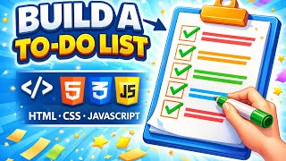 How to Build a To-Do List App (HTML, CSS & JavaScript for Beginners)