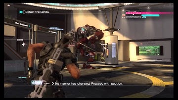 Binary Domain - Chap 4 Refuse And Resist: Gorilla Robot First Bossfight, Rust Crew, Faye Xbox 360