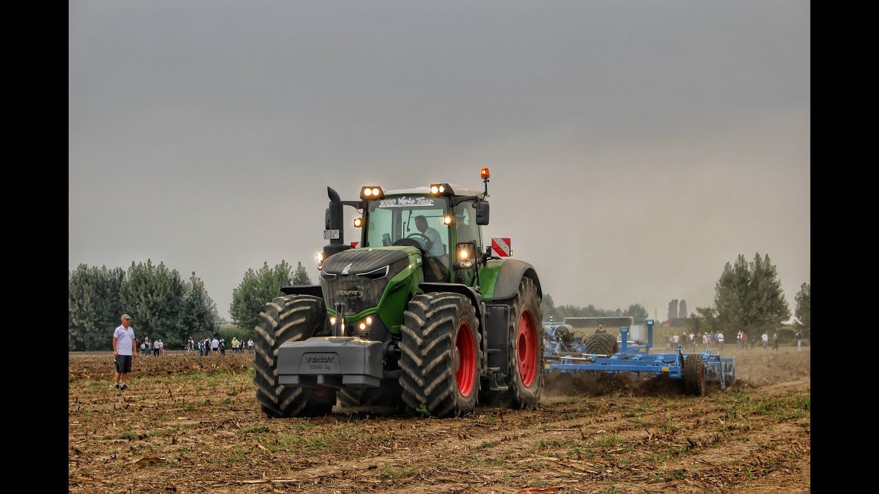 FENDT 1046 IN ITALY - 1000 Vario Tour/Lemken Karat 9 (7m)