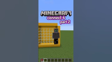 Minecraft Connect 4 (Part 2) #minecraft #minecraftshorts