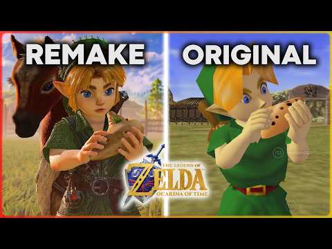 Zelda: Ocarina of Time Remake vs Original | Switch 2 vs N64 Comparison
