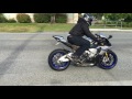 SC Projects CRT exhaust system sound test on a 2016 YAMAHA R1M