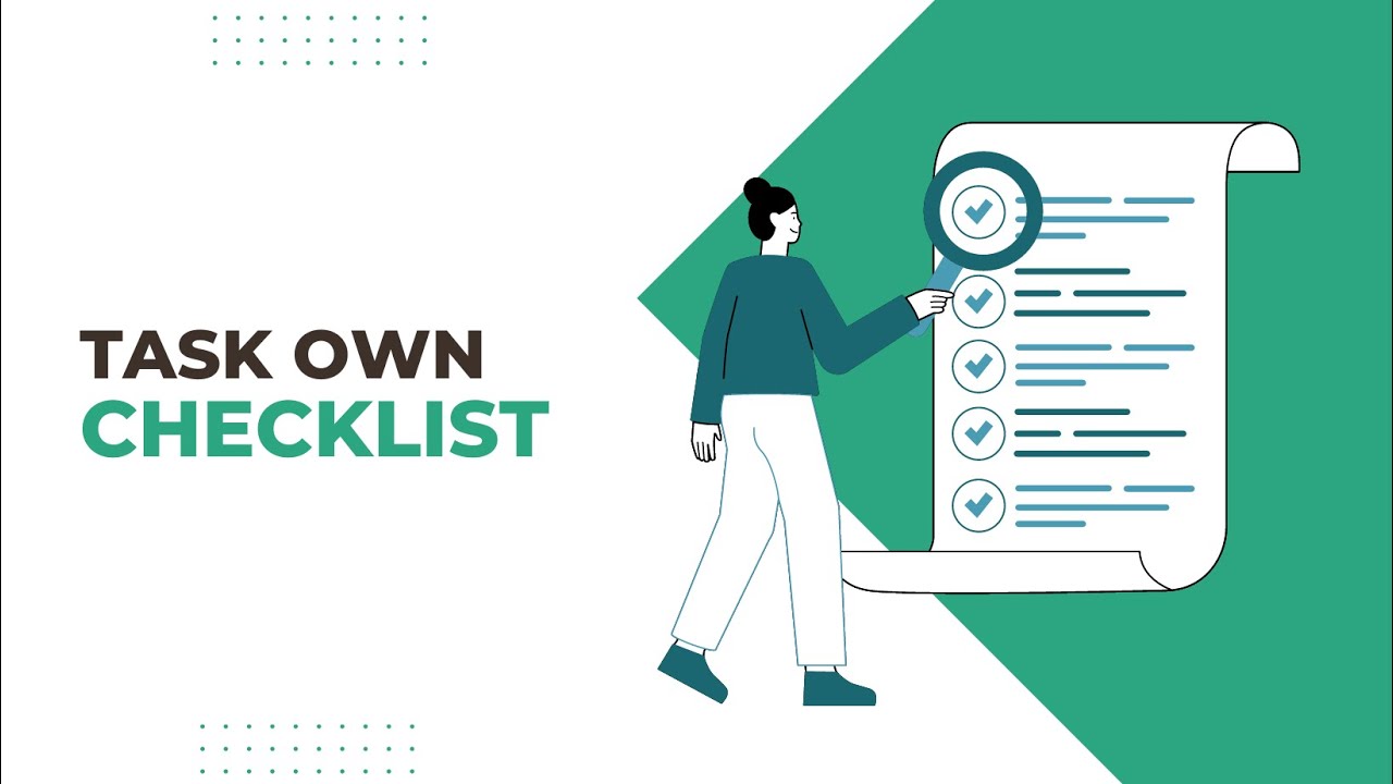 Task Own Checklist Odoo - YouTube