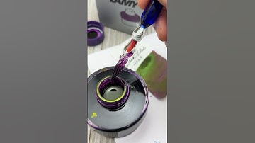 Lamy Dark Lilac vulpeninkt v. 2.0 #kalligrafie #vulpeninkt