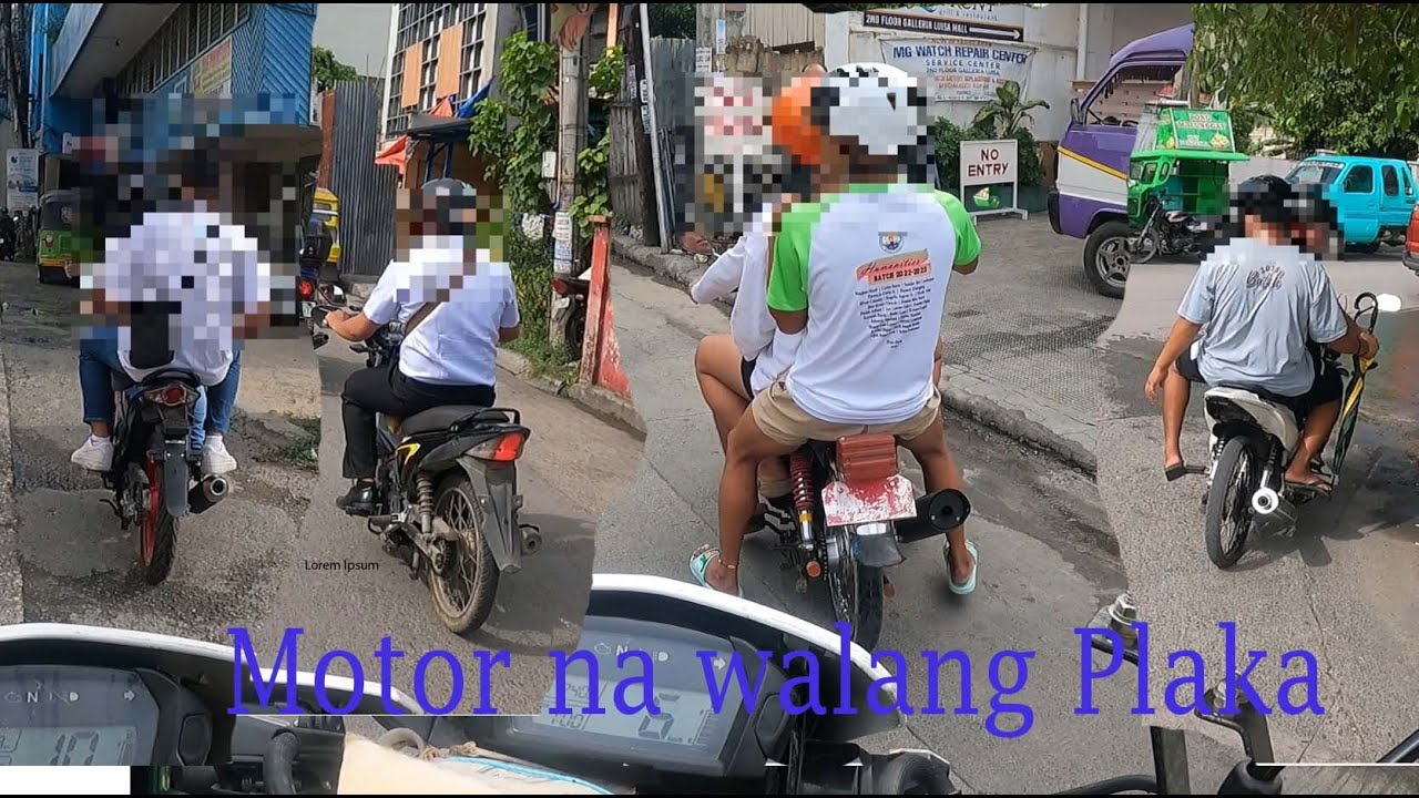 Plakang tinangal, nabura at iniwan na sita ng Pulis