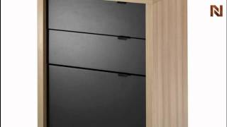 Nexera Infini-T - Entertainment & Home Office 3 Drawer Unit 211213