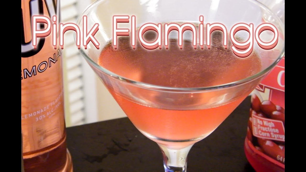 Pink Flamingo Drink Recipe TheFNDC.com - YouTube
