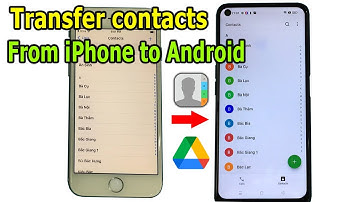 How to transfer contacts from iPhone to Android with Google Drive