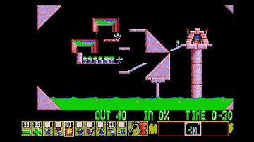 Custom Lemmings Level - Reverse Effect by geoo (@qiuu4495)