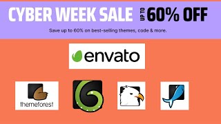 EnvatoMarket ThemeForest | CodeCanyon | Graphic River | Videohive Cyber Week Sale
