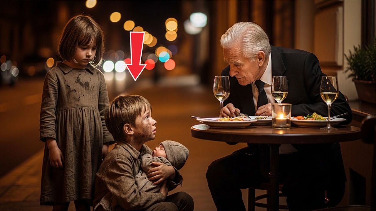 ON POPROSIŁ TYLKO O RESZTKI… ALE MILIONER ZOBACZYŁ COŚ, CZEGO NIKT INNY NIE WIDZIAŁ