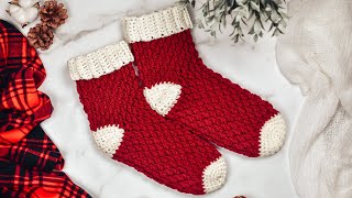 Country Cottage Socks Crochet Tutorial - Crochet Socks Pattern - Women's Size