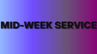 "Judas The Betrayer" Mid-Week Service June 3rd 2026