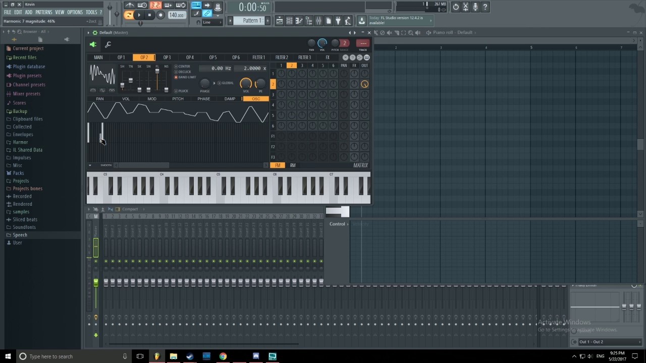 How to make some basic sounds in FL studios using Sytrus - YouTube
