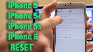 Hard Reset - How to reset and erase iPhone 5c, 5, SE 6 and 6 Plus (Recovery Mode)