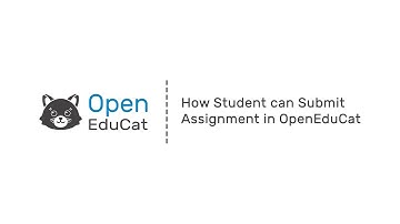 How Student can submit Assignment in OpenEduCat