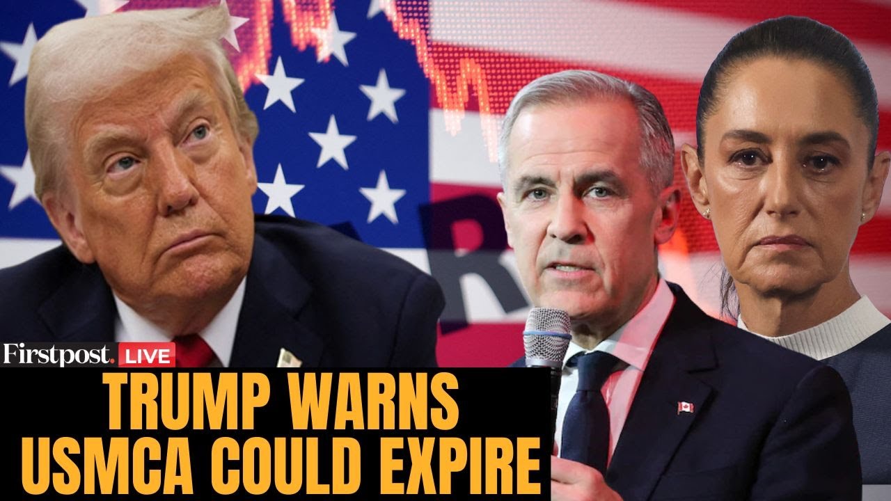 LIVE: Trump Warns USMCA Could Expire, Says US May Seek New Trade Deal with Mexico & Canada | N18G