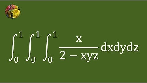 Evaluating a Triple Definite Integral via Geometric Series and the Dilogarithm Function