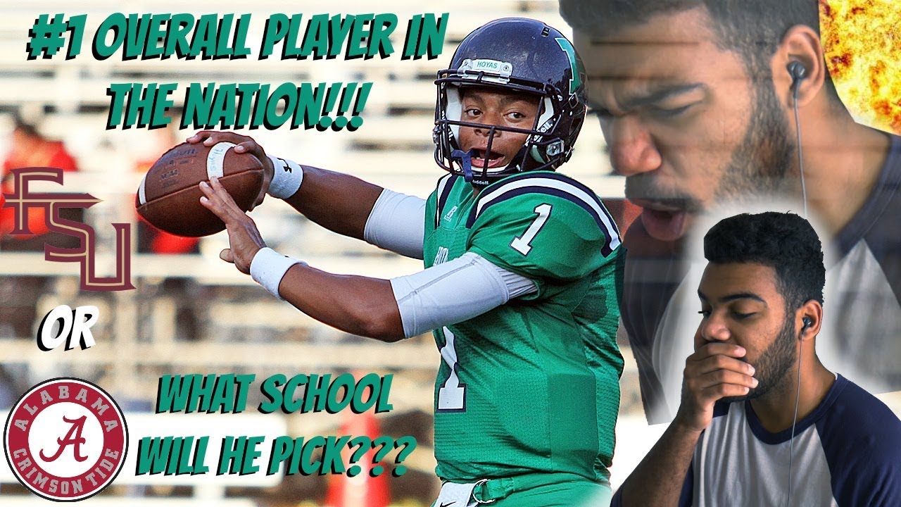 The 1 Player\/QB In High School!!!!! Justin Fields Highlights [Reaction]  YouTube
