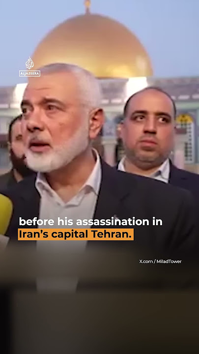 Final videos of Hamas leader Haniyeh | AJ #shorts