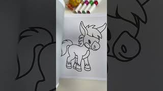 Colorful farm animals coloring book #fok #farmanimals