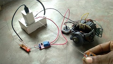 How to make Wireless remote control ac motor