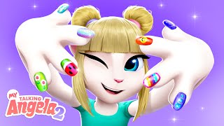 The Nail Salon Is OPEN! 💅✨ My Talking Angela 2 Gameplay Trailer screenshot 5