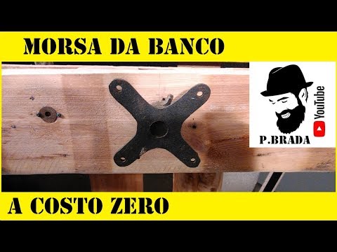 Come costruire una Morsa da banco a costo zero by Paolo Brada DIY